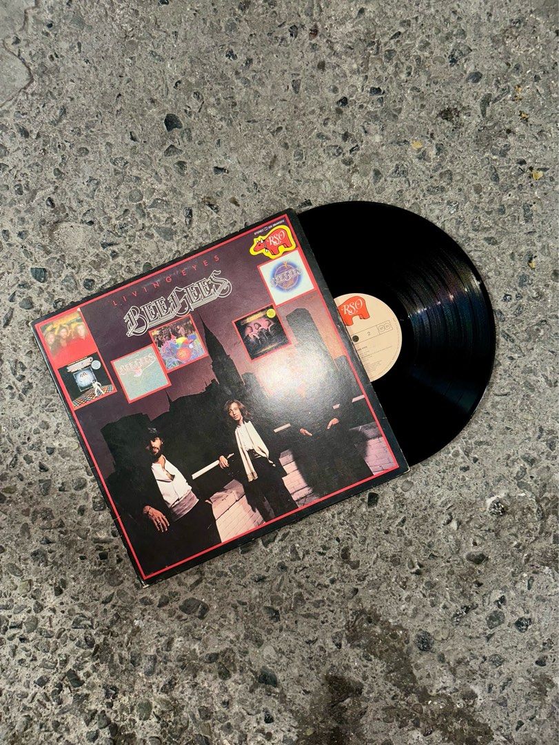 [LP] Living Eyes - Bee Gees (Category: Vinyls) located in Makati City. Submitted by pitsrecords (Listing ID 1376995943, Image 1). Description: [LP] Living Eyes - Bee Gees Cover : VG+ (gatefold) Media : VG+ - VG++ Japan Pressing P450.