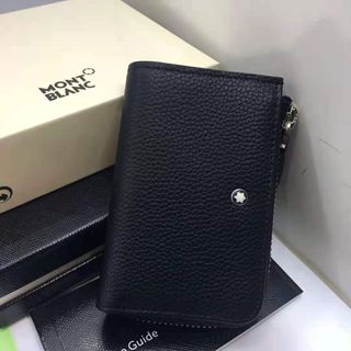 (In Stock) Montblanc Wallet Card Holder Key Pouch Meisterstück Grain Texture Series Keycase Wallet Cards Gift64191059110530110