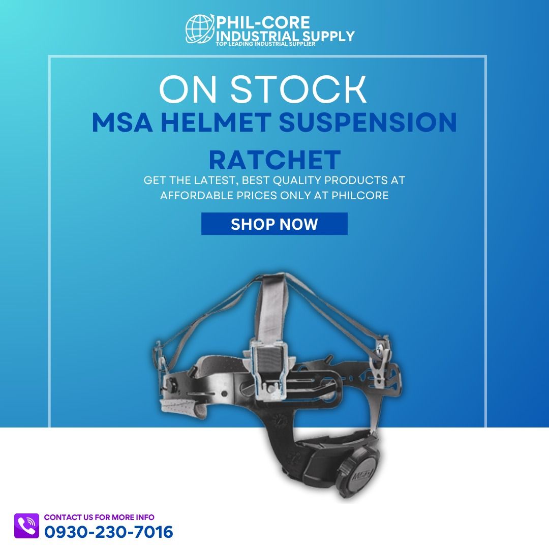 MSA Helmet Suspension Ratchet, Ratchet adjustment system, Ratchet ...