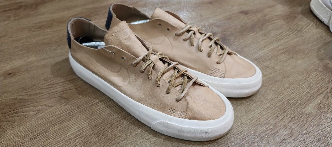 Nike Blazer Studio Low Vachetta Tan, Fesyen Pria, Sepatu