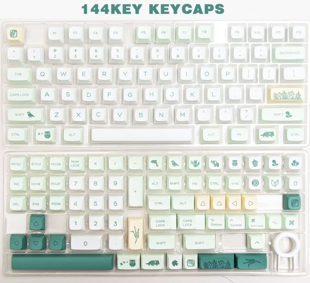 PBT Mechanical Keyboard Keycaps (Zoo Theme), Computers & Tech, Parts ...