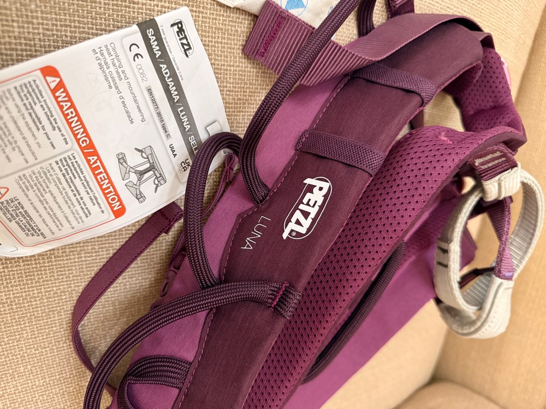 Petzl Luna Safety Harness For Rock Climbing Wall Climbing Sports petzl-luna-safety-harness-for-rock-climbing-wall-climbing-sports