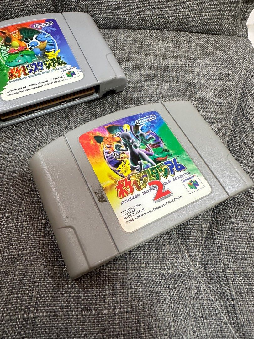 Pokemon stadium N64 (Category: Nintendo) located in Makati City. Submitted by japankycollection (Listing ID 1376931745, Image 2). Description: Selling it as is Untested kasi wala akong console But the item is in good condition.