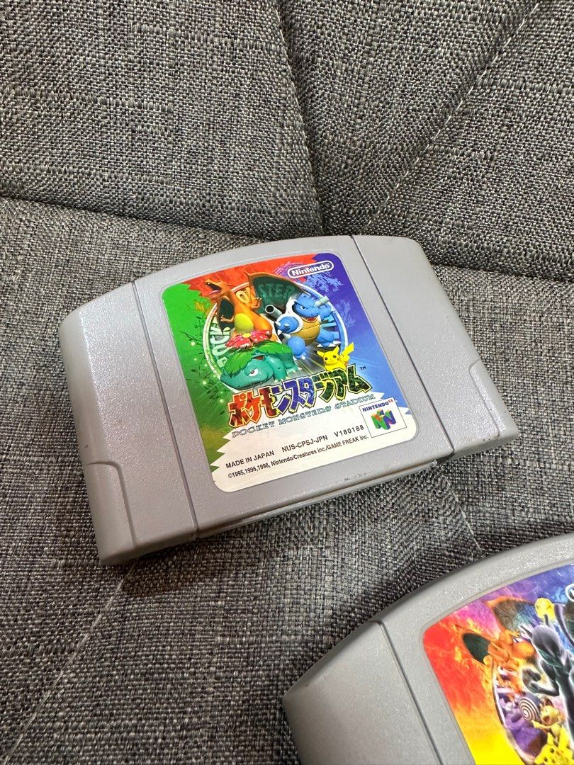 Pokemon stadium N64 (Category: Nintendo) located in Makati City. Submitted by japankycollection (Listing ID 1376931745, Image 3). Description: Selling it as is Untested kasi wala akong console But the item is in good condition.