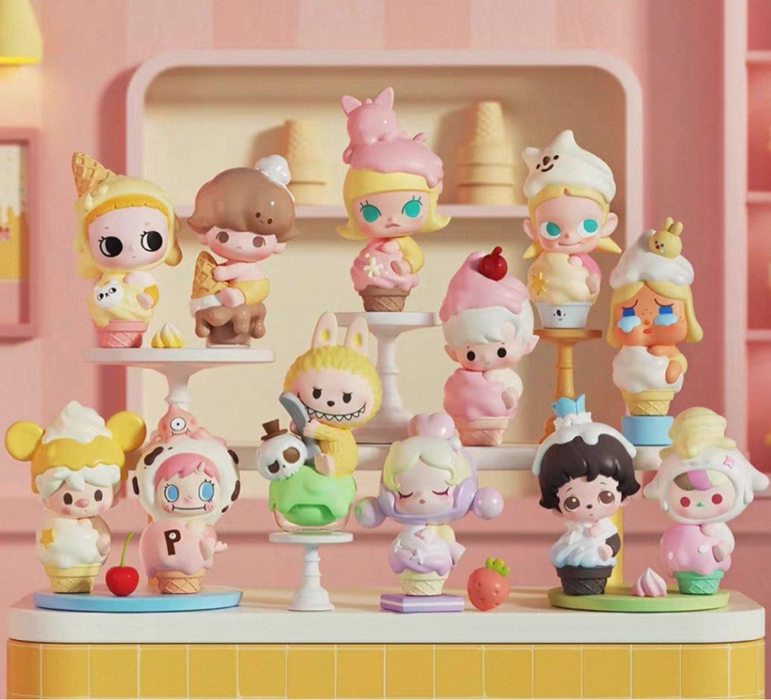 POP BEAN ICE CREAM SERIES POPMART (full set 12 pcs / chosen