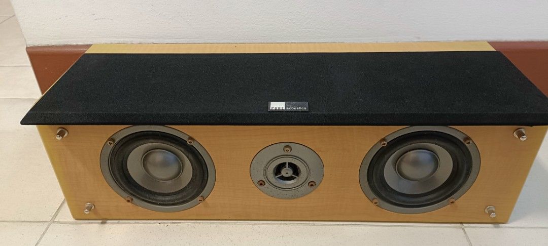 Pure Acoustics, Kenwood & Philips Speakers (Category: Soundbars, Speakers & Amplifiers) located in Singapore. Submitted by fqcontact (Listing ID 1376986113, Image 2). Description: Pure Acoustics Junior Series center speaker, Kenwood speakers and Philips speakers for sale. Good condition, fully functional. All for S$50..
