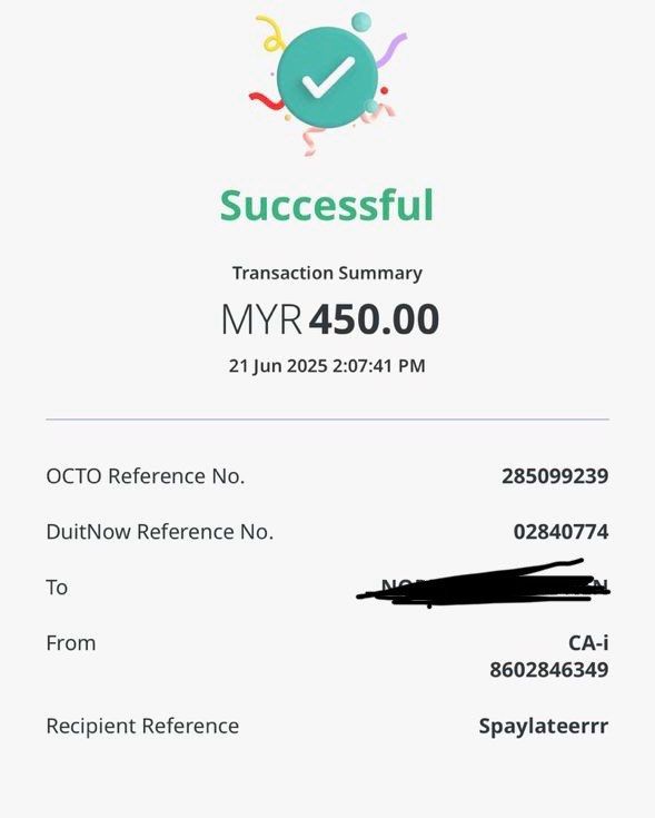 Servis Cashout Spaylater (Category: Announcements) located in Bukit Mertajam. Submitted by cerewetbelibaru (Listing ID 1376819826, Image 3). Description: Yang betul2 memerlukan sahaja Yang tiada keperluan mendesak tidak digalakkan.