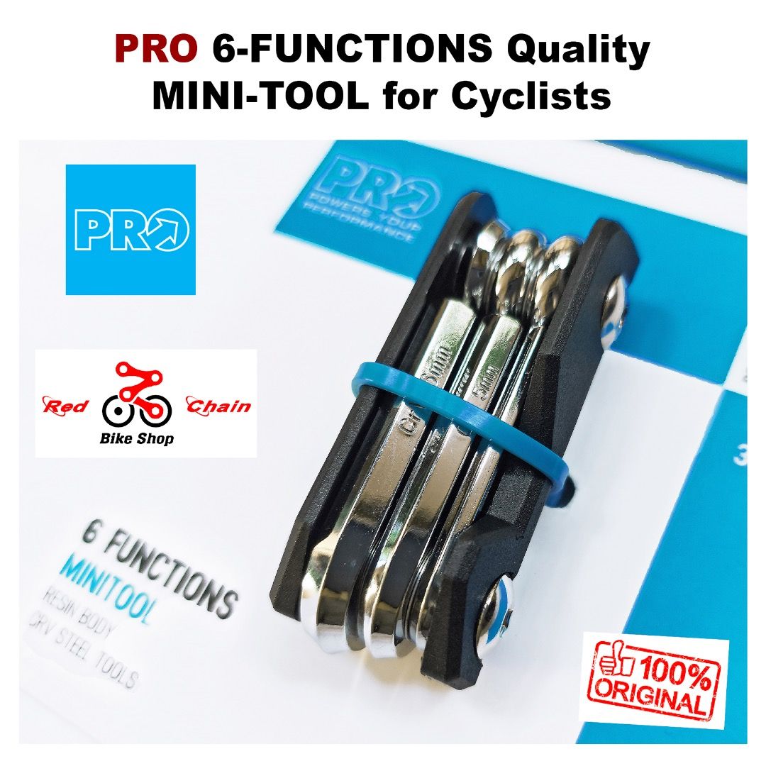 SHIMANO / PRO High-Quality 6-Functions MINI-TOOL for Cyclists (Original) (Category: Bicycles) located in Malay. Submitted by redchain (Listing ID 1137178937, Image 2). Description: 🔥 SHIMANO / PRO 6-Functions MINI-TOOL for Cyclists 🎯 ON SALE PHP 490 Small mini tool with 6 functions for the saddle bag or small repairs at home. A small but fine selection of different tools and functions allows you to quickly carry out repairs on the go. Designed 