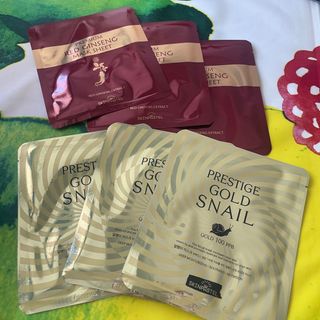 好物推介❗️《愛山玲》韓國SKINPASTEL黃金蝸牛深層滋養面膜25ml*單片 $15each64189507844993110