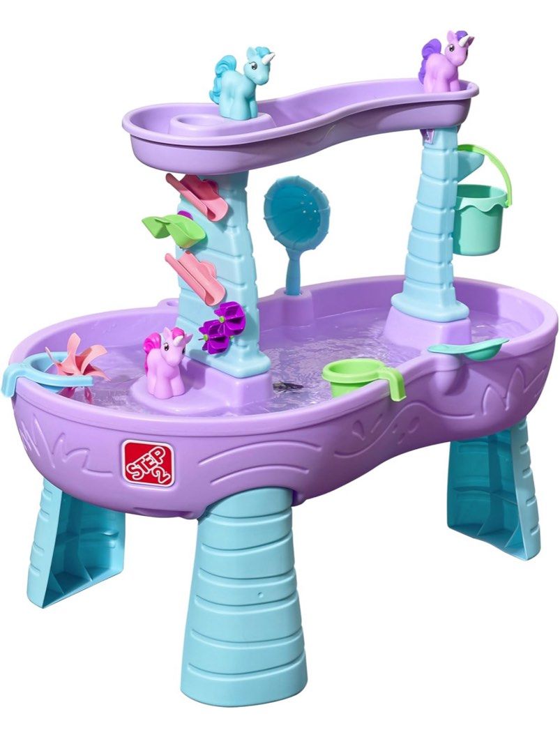 Step 2 Rain Showers & Unicorns Water Table Purple (Category: Infant Playtime) located in Singapore. Submitted by crybabyxmolly (Listing ID 1376956996, Image 1). Description: Brand New.
