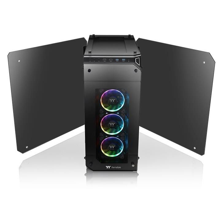Thermaltake View 71 TG RGB PC Case (Category: Computer Parts) located in Singapore. Submitted by acnh.shop (Listing ID 1377000090, Image 2). Description: Thermaltake View 71 TG RGB PC Case. Features tempered glass panels. Spacious interior for easy component installation and excellent airflow. Includes top panel I/O ports for easy access. No RGB fan included when you buy from retail but I will provide the marketing photo RGB fan it for free and r