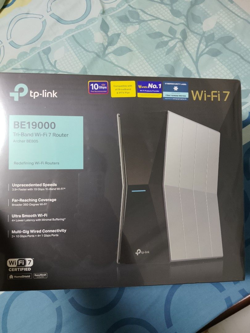 TP-Link BE805 Tri-Band Wi-Fi 7 Router63202632816003110