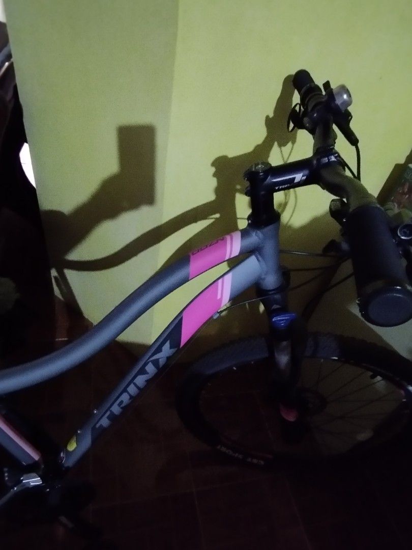 TRINX N700 (Category: Bicycles) located in Teresa. Submitted by merz09 (Listing ID 1376822854, Image 1). Description: For peeps around Sta Rosa, Biñan, Cabuyao and nearby locations lang for easy pick up po. TRINX N700 Mukhang bago pa since ilang beses lang ginamit around pandemic time. And I don't really stay in Laguna kasi. Sayang naman naaalikabukan lang. It was a model that was hard to secure din that time. It was delivered from Pateros. With 