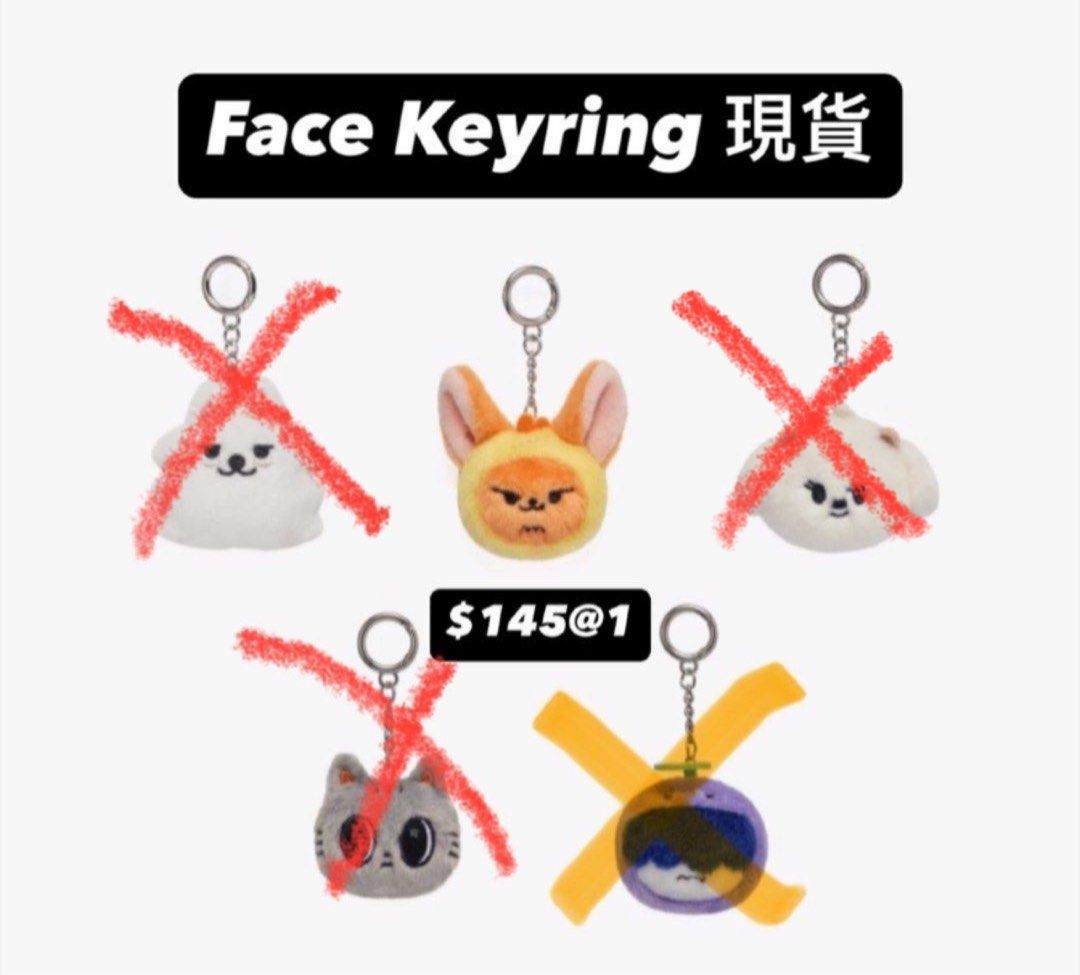 現貨】TXT FACE KEYRING CHOI YONG MEONG SOOBIN HWANG CHOON