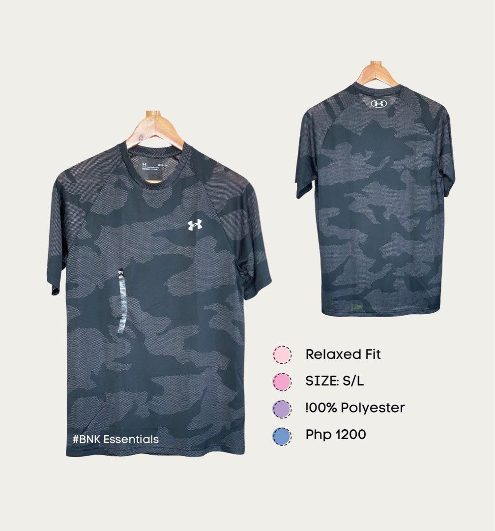 Under Armour Workout Shirts (Category: Activewear) located in Binan City. Submitted by nice_box (Listing ID 1376861667, Image 2). Description: Brand new Small/Medium/Large.