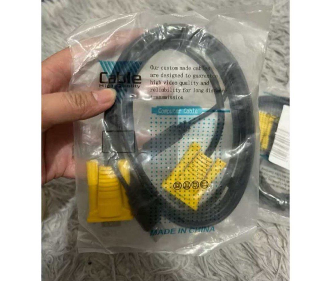 USB Computer Cable for printer USB Keyboard / Mouse Cable and Monitor Cable (Category: Cables & Adaptors) located in General Trias. Submitted by aprilocampo0412 (Listing ID 1376944680, Image 3). Description: USB Computer Cable for printer USB Keyboard / Mouse Cable and Monitor Cable 3pcs avail.