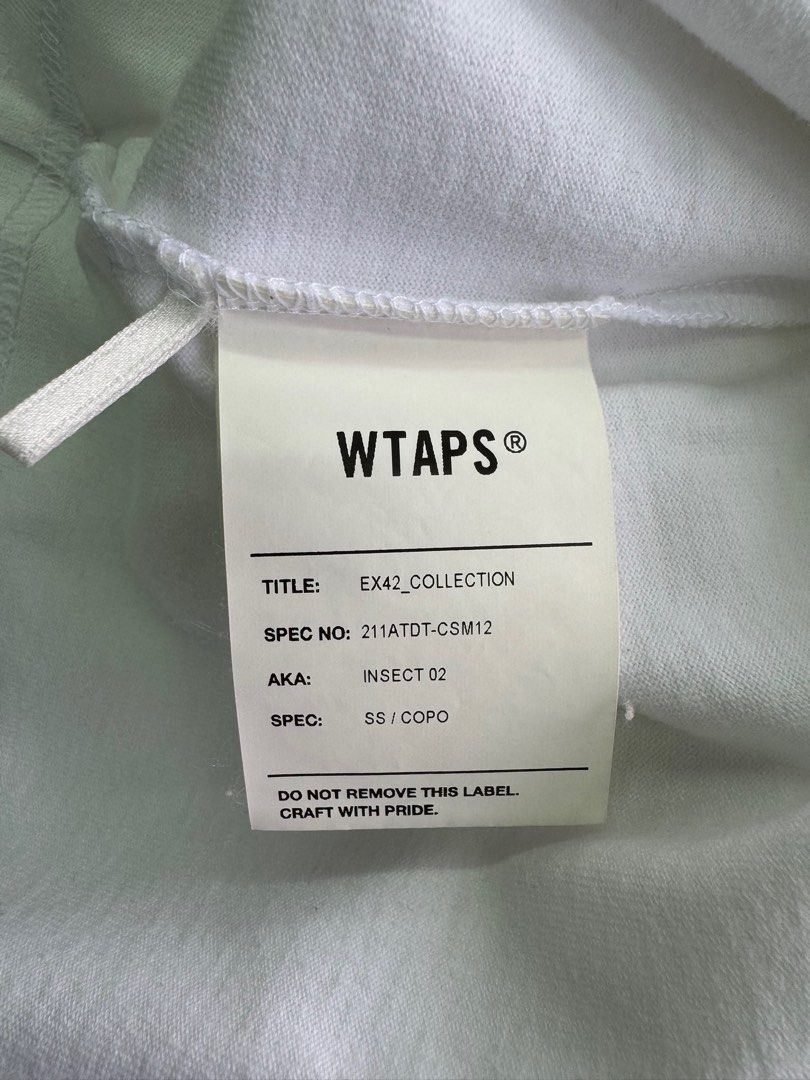 トップス Wtaps INSECT 02 SS / TEE.COPO WTAPS INSECT 02 SS COPO TEE, 男裝, 上身及套裝, T-shirt、恤衫