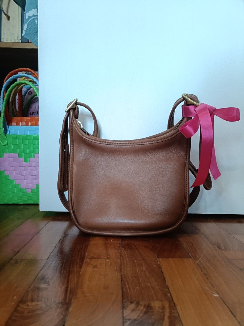 COACH 9950 Mathew Brown Leather Bag How to condition an extremely 
