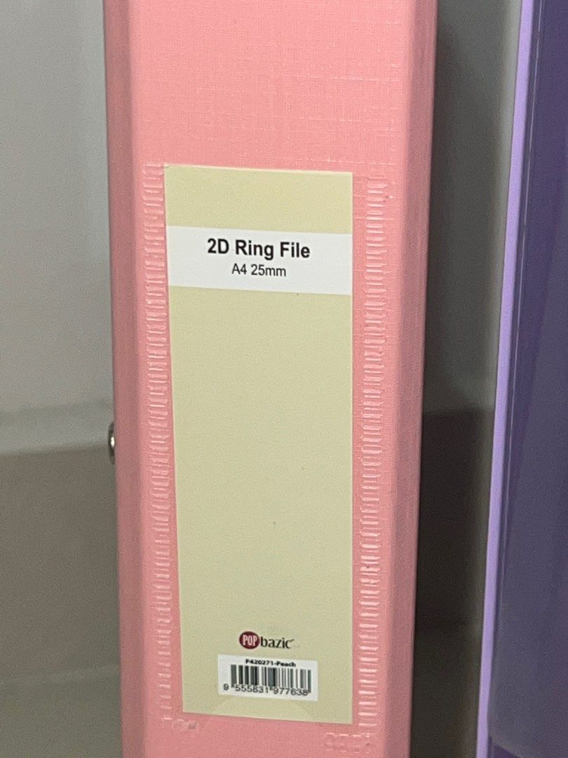 2D Ring File A4 25mm - Assorted Colors, Hobbies & Toys, Stationery ...