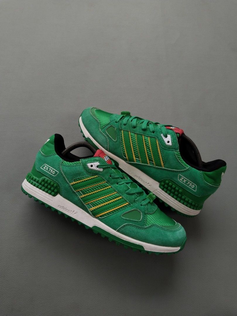 Authentic Adidas Adidas Zx 750 Men Green Sepatu Sneakers Sepatu