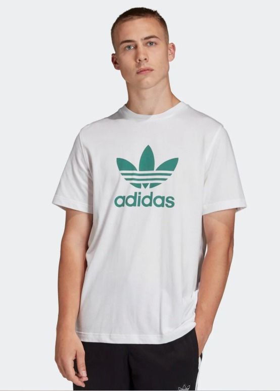 Adidas Trefoil Printed T-shirt White XXL New, Fesyen Pria