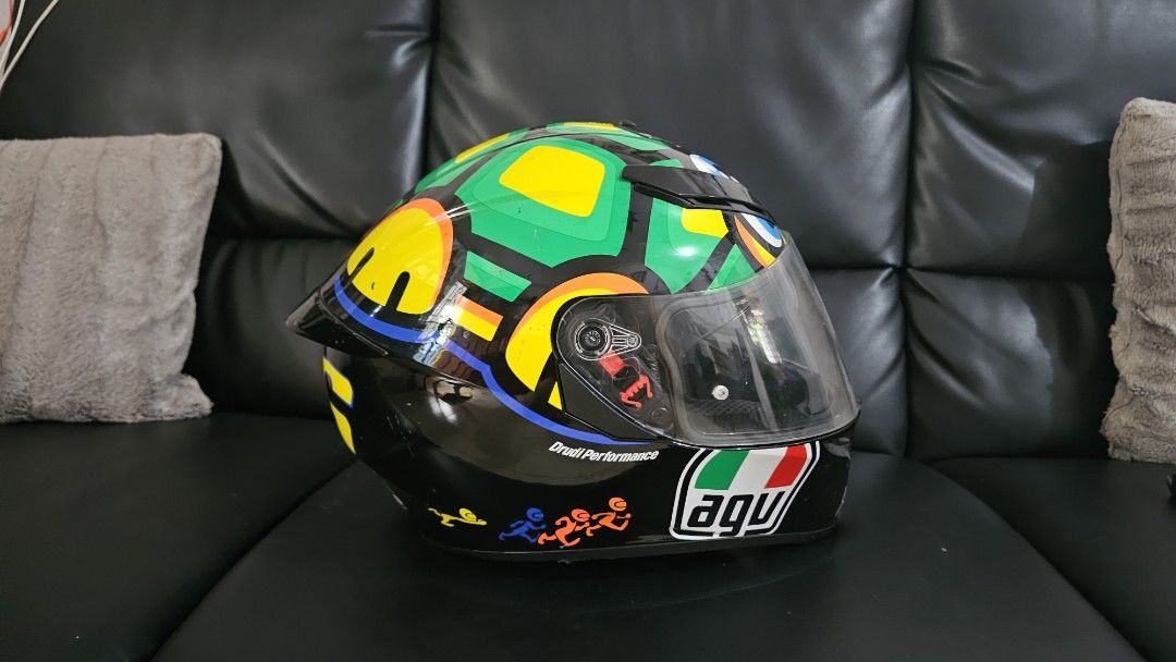 AGV K3 SV Rossi Tartaruga Helmet Size L Asian Fit Full-face