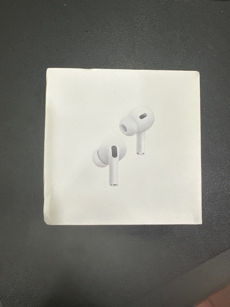 Apple Airpods Pro(2nd Generation) (Category: Earphones) located in Singapore. Submitted by de_kai2323 (Listing ID 1377167861, Image 1). Description: Brand-New AirPods Pro (2nd Generation) - Still have warranty until 2027 And apple care!(Unopened and unused) I received these AirPods Pro (2nd Gen) with USB-C as a gift, but I already own a pair, so they are completely brand new, still sealed in the original box. Dm if interested!.