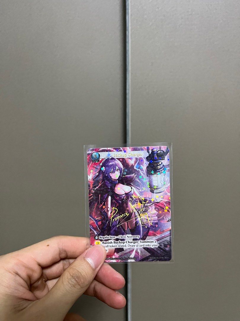 Backup Charger Full Art Waifu Grand Archive TCG Custom Proxy Card