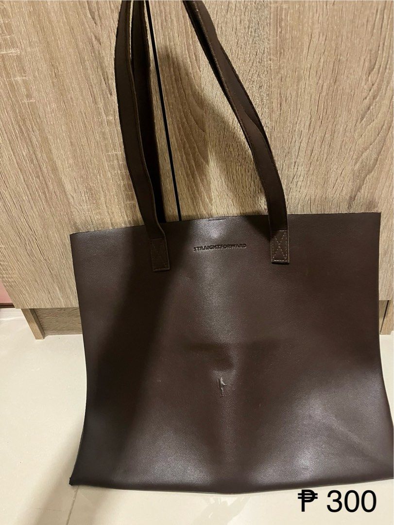 Straightforward shoulder Bags (Category: Shoulder Bags) located in Manila. Submitted by closetperfection (Listing ID 1377100896, Image 1). Description: Style : Leather-style shoulder bag. Color : brown Brand : straightforward Condition : barely used and jn good condition. .