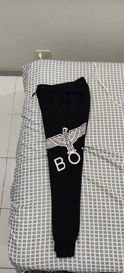 Boy London Jogger Pants (Category: Joggers) located in Malabon City. Submitted by jaypd (Listing ID 1377148568, Image 3). Description: issue Small Pin Hole color Prestine Condition Free Shipping.