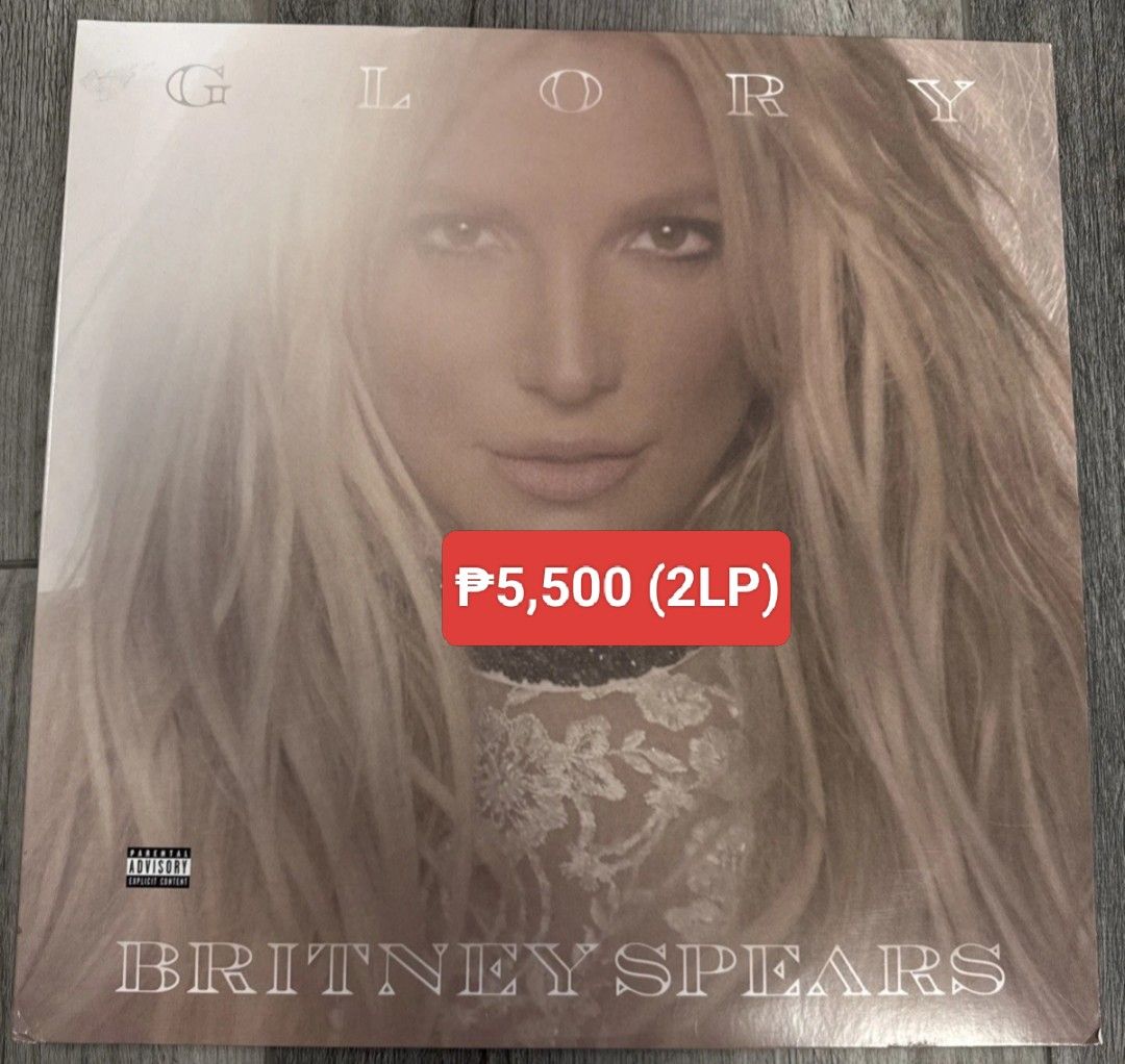 Britney Spears - Glory 2LP Deluxe Edition (Category: Vinyls) located in Manila. Submitted by jhenaloymerchandise (Listing ID 1377060192, Image 1). Description: Britney Spears - Glory 2LP Deluxe Edition = ₱5,500 brand New sealed.