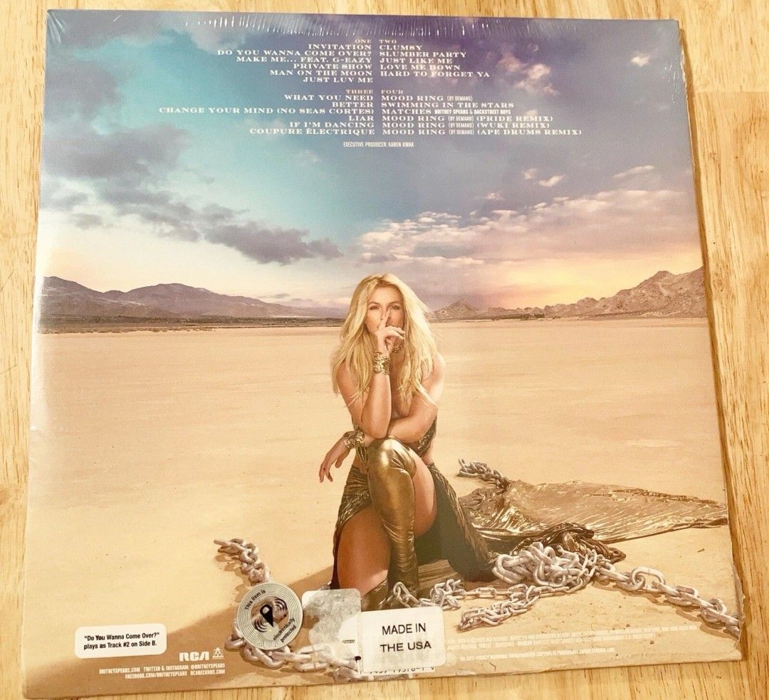 Britney Spears - Glory vinyl (Category: Vinyls) located in Manila. Submitted by jhenaloymerchandise (Listing ID 1377062595, Image 2). Description: Britney Spears - Glory (2LP) = ₱5,500 brand New sealed made in USA.
