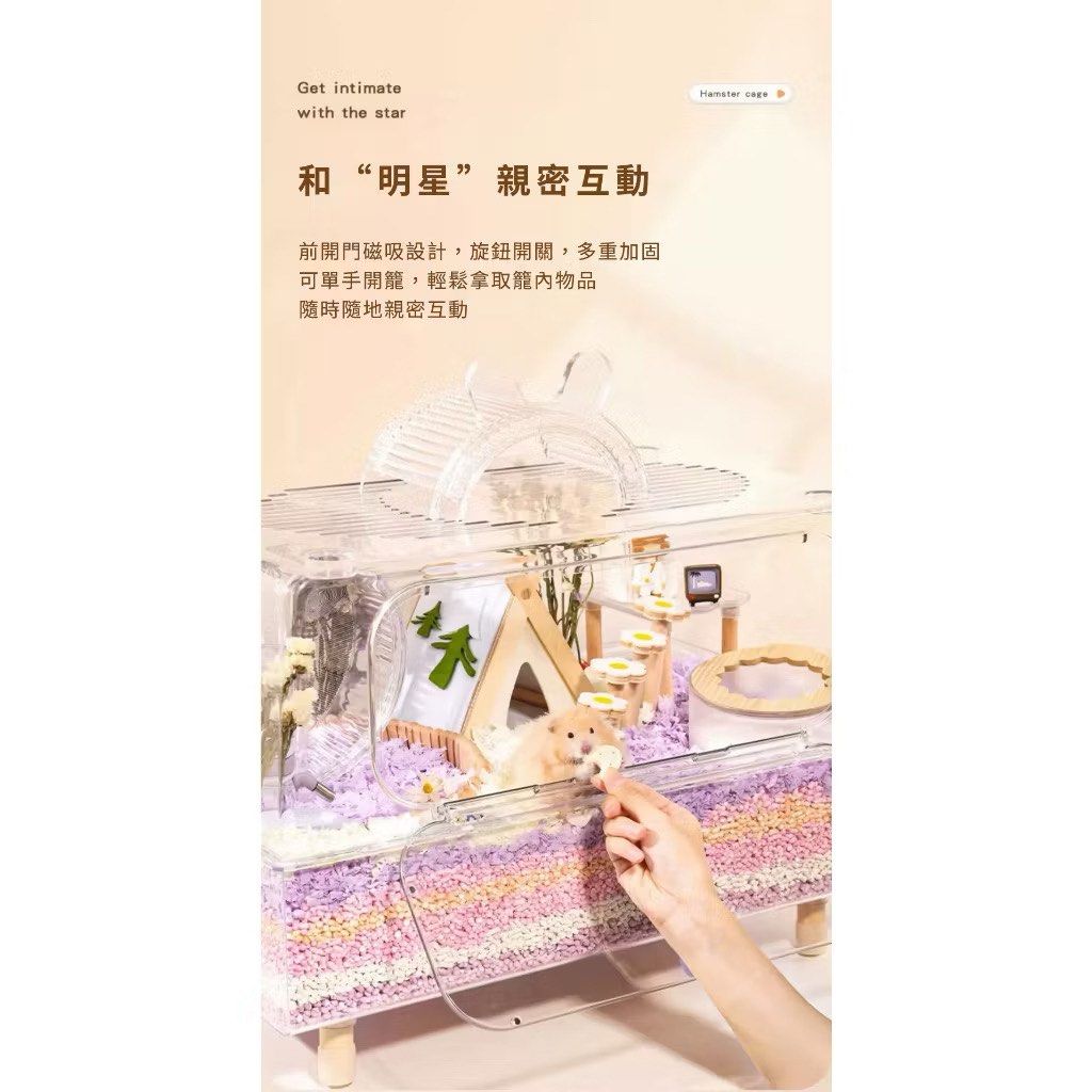 由 annie30541 (刊登 ID 1377133538，圖片 3) 提交，位於 台中市 (Taichung) 的 carno 卡諾 小電視觀景籠 小寵屋 倉鼠 黃金鼠 天竺鼠 籠子 圍欄 透明 小寵 屋子 小屋 (類別：寵物及其他)，說明：用一個月而已！！超級新。