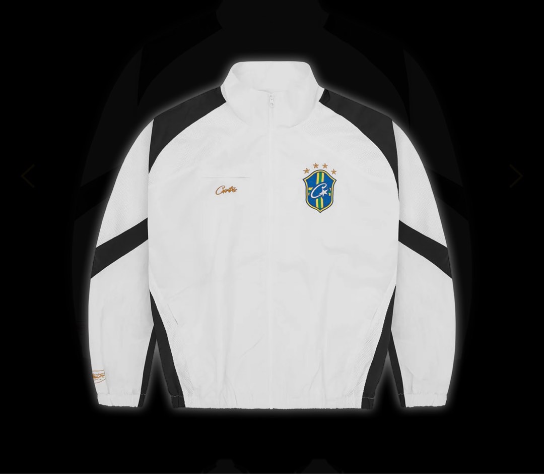 CORTEIZ OLYMPIC SHUKU JACKET - BRASIL [WHITE/BLACK], Men's Fashion