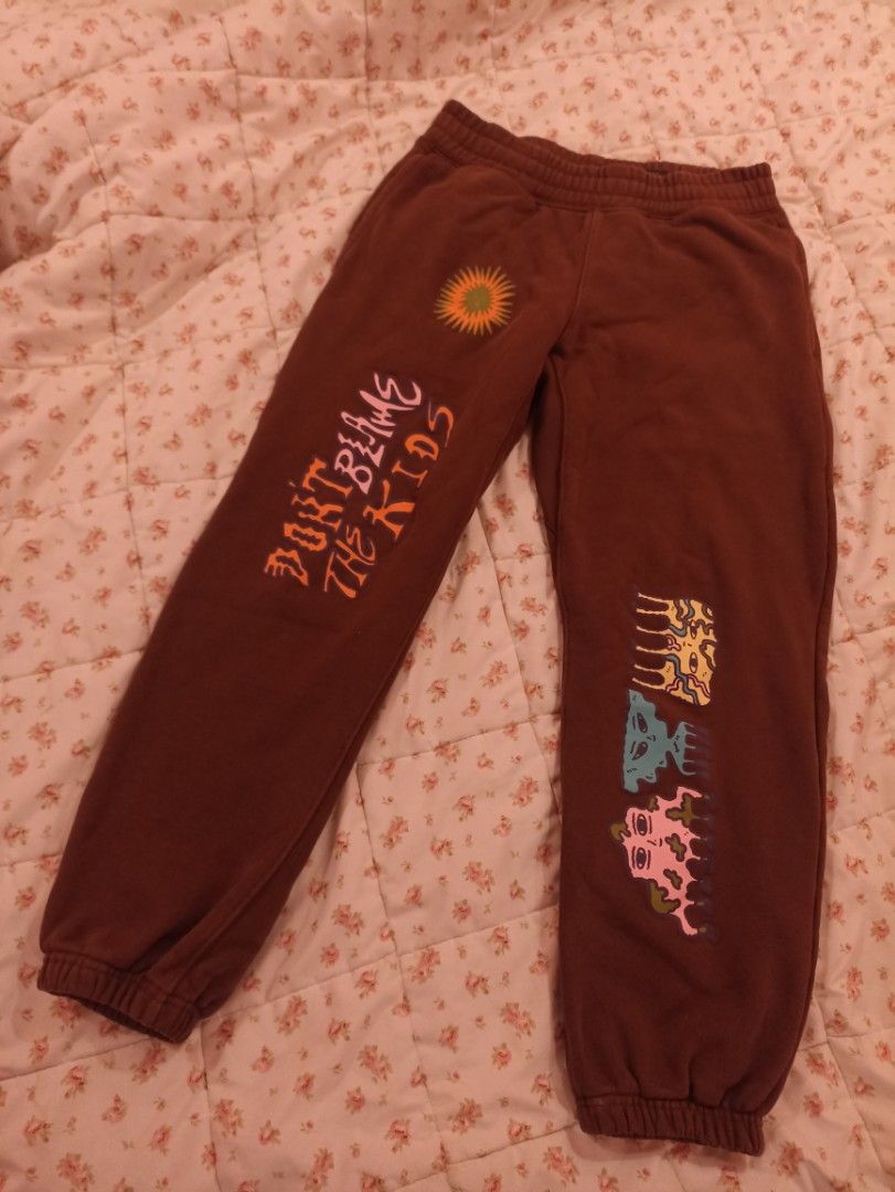 DBTK x Garapata x H&M (Category: Other Bottoms) located in Marikina City. Submitted by jrssags (Listing ID 1377048353, Image 1). Description: Art: Garapante by Garapata Collaboration: Garapata H&M DBTK - Don't Blame The Kids Color: Brown Heavy Cotton Length: 34.5 inches Waist Width (laid flat): 14 inches Waist & Hem: Garterized Condition: - Stitches: Very Good - Print: Very Good, No Fading (see photos) - Any fabric color fading is very minimal an
