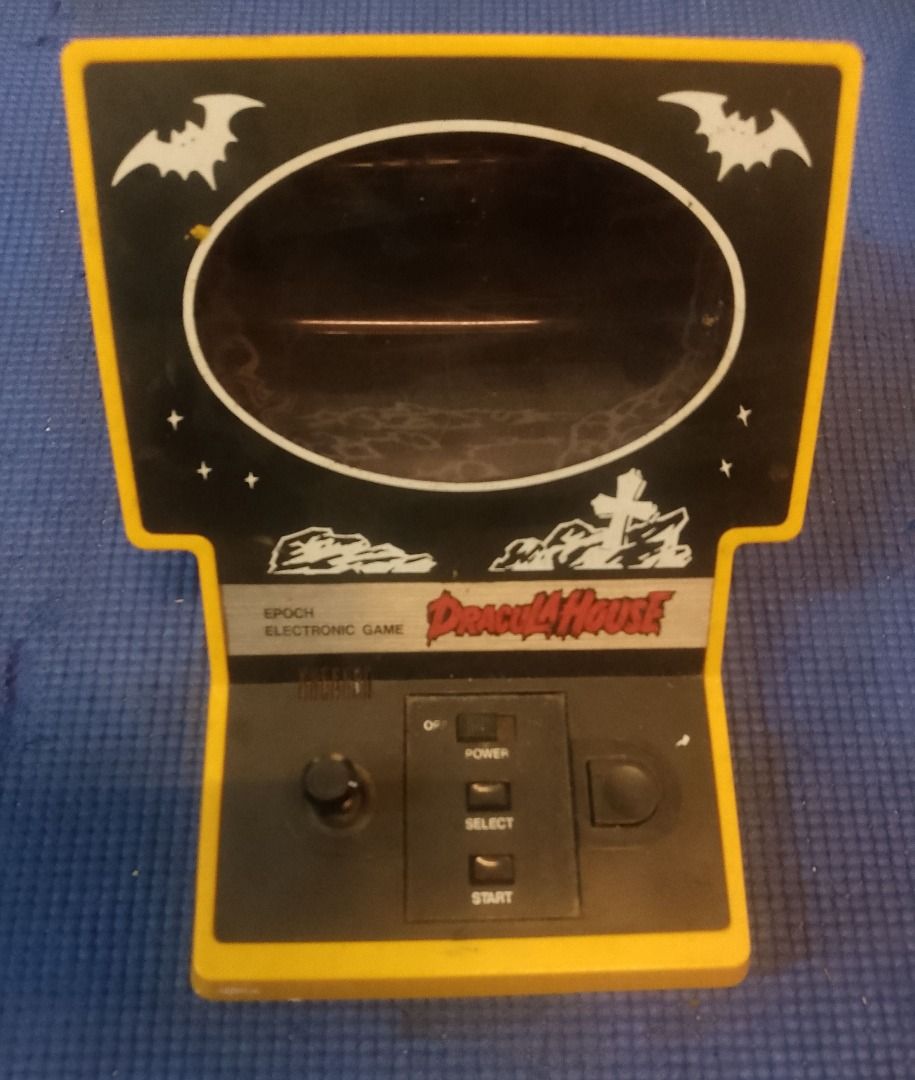 Dracula House hand held game console (working) (Category: Others) located in Caloocan City. Submitted by anjelgeron17541 (Listing ID 1377056013, Image 1). Description: 1980's by Epoch Working condition (issue me mantsa lng) WYSIWYG Last picture for comparison only PM me for more details Will send videos upon request Mandaluyong area Me bawas sa sure buyer Pwede trade ng old toys o old comics.