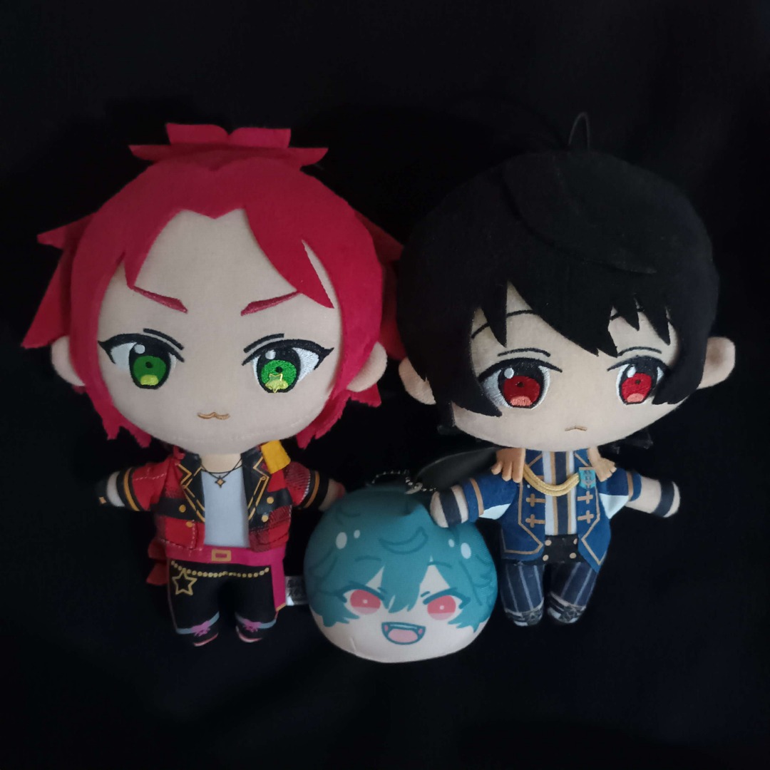 enstars ritsu mao raika plushies, Hobbies & Toys, Toys & Games on Carousell