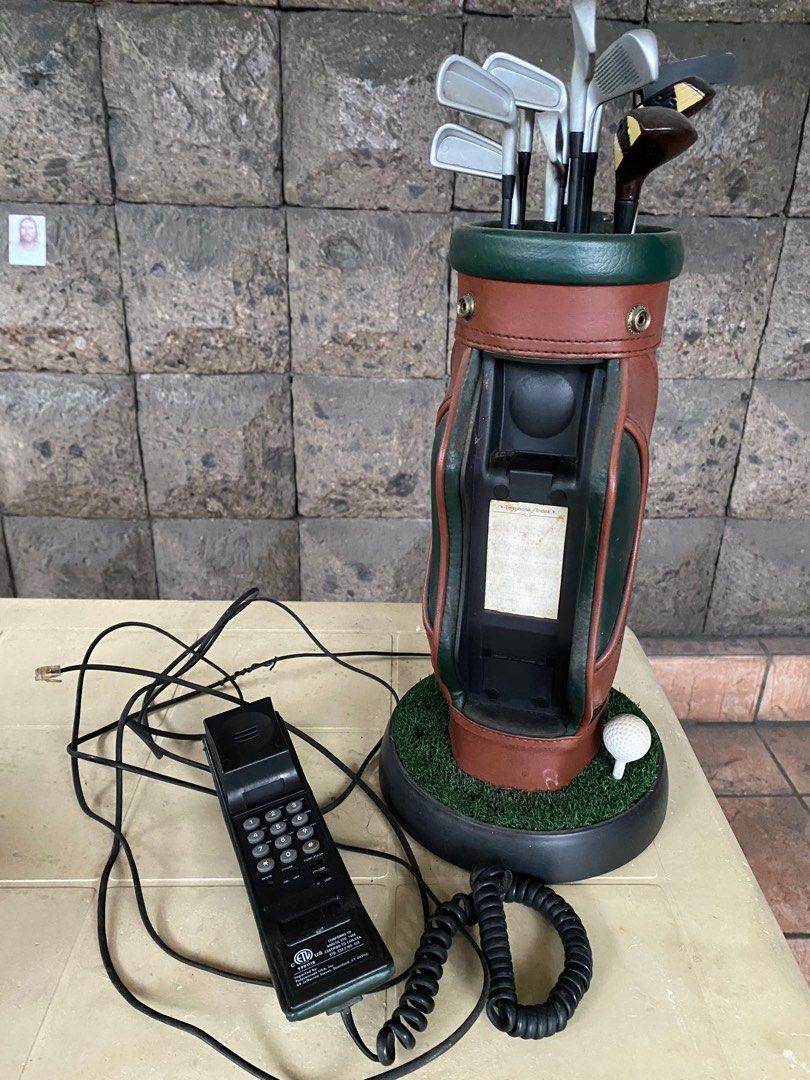 Golfbag Telephone (Category: Golf) located in Quezon City. Submitted by boxercup (Listing ID 1377134425, Image 2). Description: Golfbag Telephone Working for landline use Best offer or swap Pickup QC Shipping at buyer’s expense.