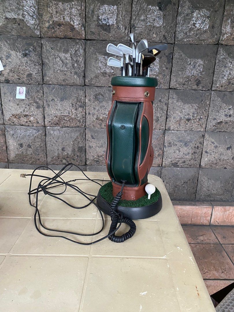 Golfbag Telephone (Category: Golf) located in Quezon City. Submitted by boxercup (Listing ID 1377134425, Image 1). Description: Golfbag Telephone Working for landline use Best offer or swap Pickup QC Shipping at buyer’s expense.