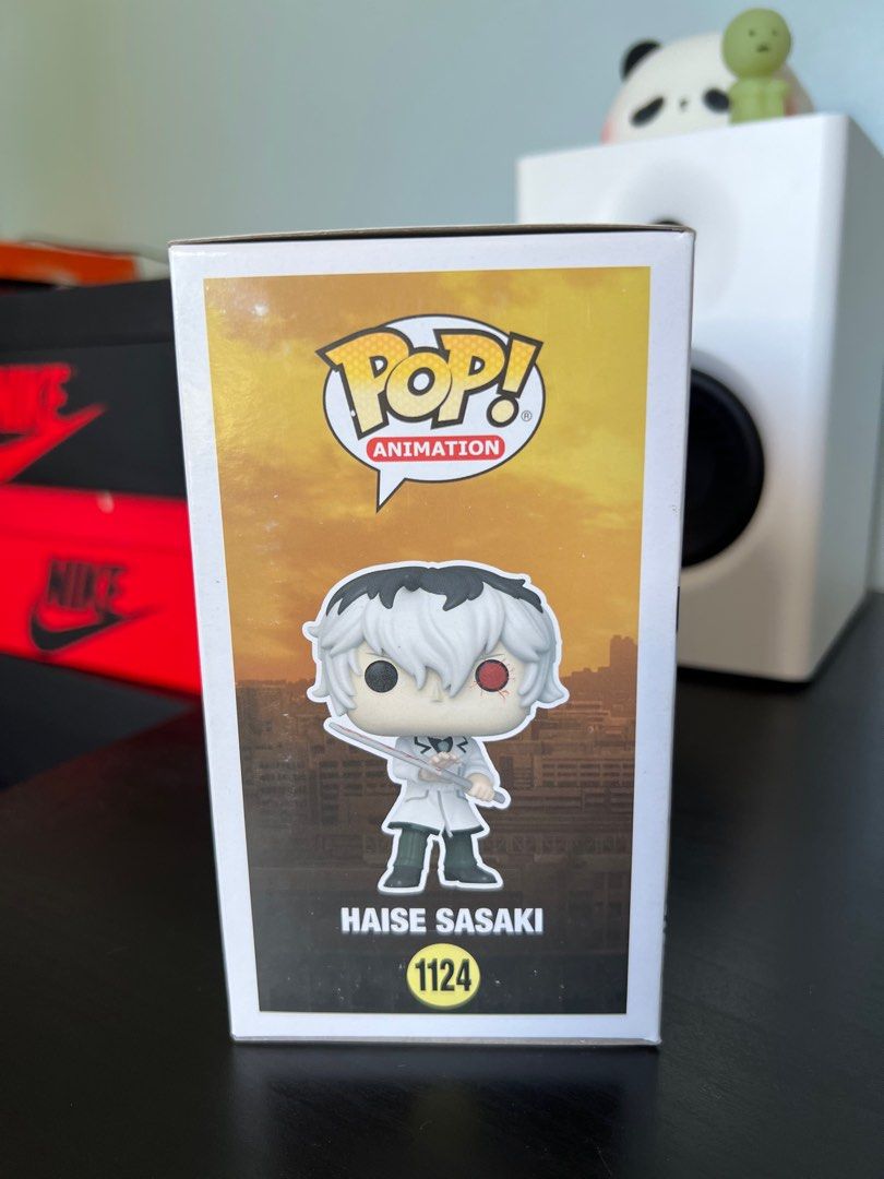 Haise Sasaki GITD Limited Funko Pop! (Category: Designer & Blind Box Toys) located in Quezon City. Submitted by elgabeu (Listing ID 1377154510, Image 3). Description: Haise Sasaki GITD Funko Pop #1124 Good condition Free protector 💵: BDO, Gcash, Maya 📍: Timog/Kamias QC 📦: Lalamove, Grab, LBC.