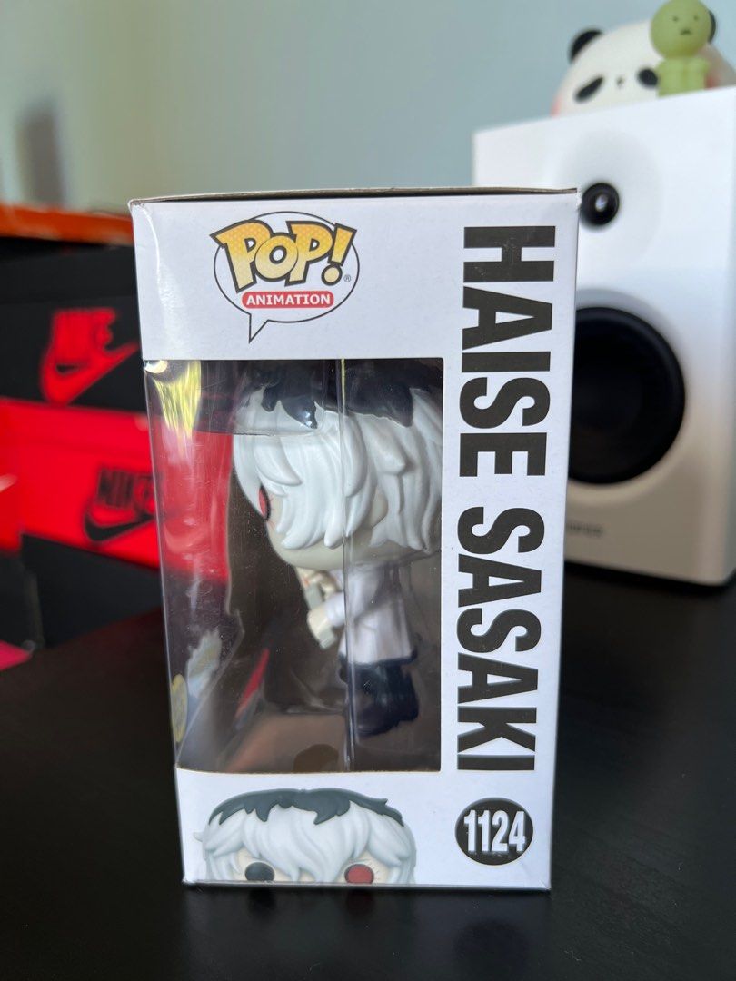Haise Sasaki GITD Limited Funko Pop! (Category: Designer & Blind Box Toys) located in Quezon City. Submitted by elgabeu (Listing ID 1377154510, Image 2). Description: Haise Sasaki GITD Funko Pop #1124 Good condition Free protector 💵: BDO, Gcash, Maya 📍: Timog/Kamias QC 📦: Lalamove, Grab, LBC.