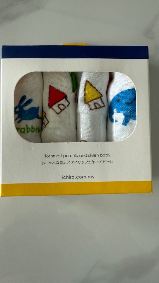Ichiro Baby Muslin Cloths Set (Category: Babies & Kids Fashion) located in Singapore. Submitted by hzlyn (Listing ID 1377033572, Image 1). Description: .