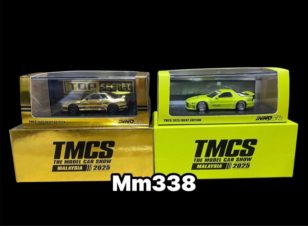 Top Secret Car Rx7 INNO64 TMCS2025 R32 Top Secret & RX7 FC Pandem, Hobbies & Toys, Toys ...