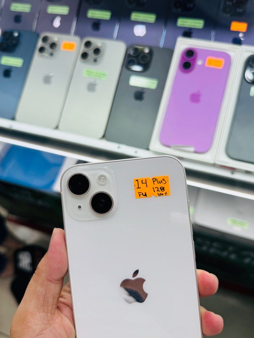iPhone 14 Plus 128GB 100%BH Openline 99%smooth No issues (Category: iPhone 14 Series) located in San Juan City. Submitted by saabangadgetshop (Listing ID 1377166175, Image 3). Description: Onhand | Pre-owned iPhone 14 Plus 128GB OPENLINE Battery Health 100% NO HIDDEN ISSUES NO HISTORY OF REPAIR 99%Smooth TEST TO SAWA RESET ALL YOU WANT TEST ALL YOU WANT NOT REFURBISHED AUTHENTIC PHONE ALL WORKING (FREE 3UTOOLS) iPhones iPads only 🆓Freebies ✅Char