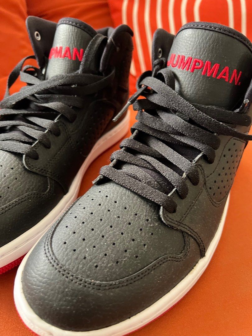 Jordan Access BRED (Category: Sneakers) located in Las Pinas. Submitted by artudituu (Listing ID 1377009749, Image 2). Description: Brand new Never used From US No box Size 10 Checked the price on Nike PH and it is still selling for 5,895PHP Price is still negotiable.