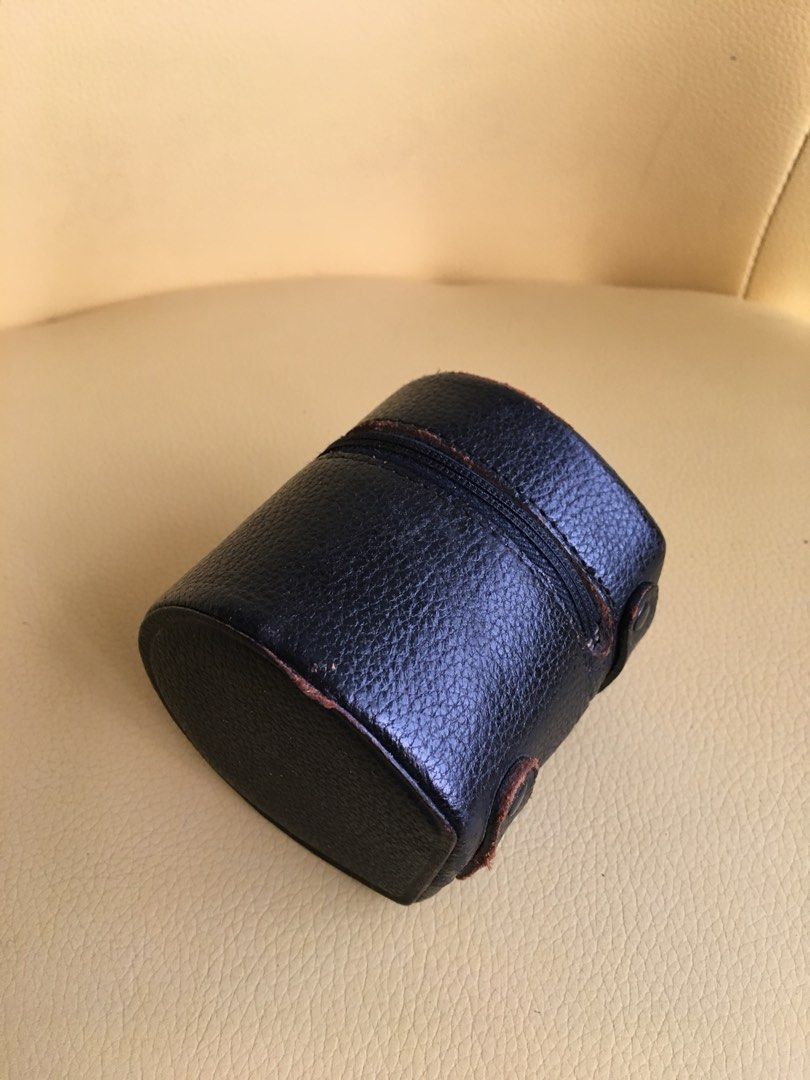 Kenko Vintage Lens Hard Case (Category: Other Photography Accessories) located in Tarlac. Submitted by greatfindstrlc (Listing ID 1377118979, Image 2). Description: Nice condition for an old lens case. It’s with two small loops for the old vintage camera strap. Specs.size by the picture..