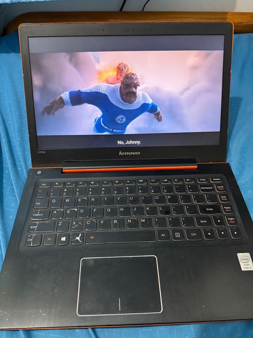 Lenovo U330P Laptop (Category: Laptops & Notebooks) located in Singapore. Submitted by rrkweb (Listing ID 1377154113, Image 3). Description: Lenovo U330P Laptop with adaptor Windows 11 and MS Office installed Intel Core i5 / 8gb Ram /120gb Ssd Working Condition Sound not so loud. Some signs of wear and tear. Other than that still in working condition. PM to deal. thanks for viewing.