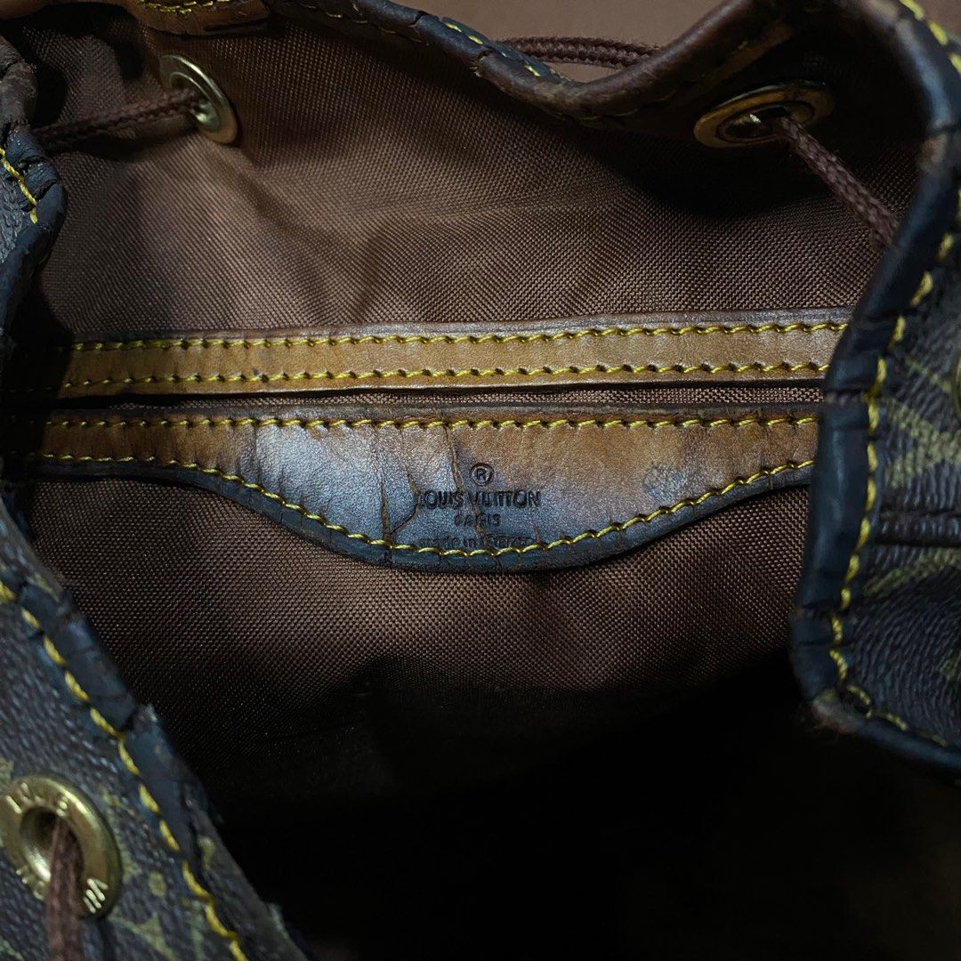 Louis Vuitton Monogram Montsouris Backpack (Category: Luxury Bags & Wallets) located in Cavite. Submitted by lit_loots (Listing ID 1377153836, Image 3). Description: Used condition Need some retouch Cavite loc 📍 - Plus sf.