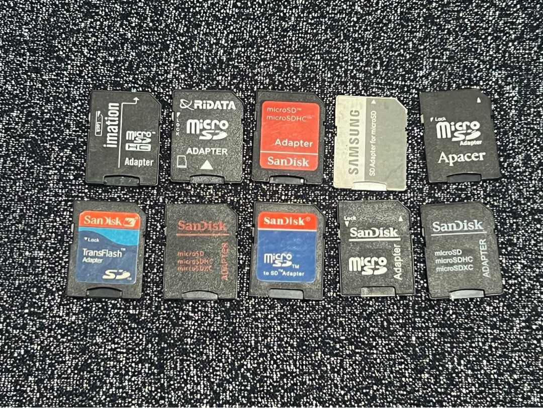 Micro SD Card Adapters (take all) (Category: Memory & SD Cards) located in Subic. Submitted by collectorshaven111 (Listing ID 1377190292, Image 1). Description: Micro Sd Card Adapters Take All MOP: GCASH only MOD: J&T EXPRESS only *WILL BE PACKED, SHIPPED AFTER PAYMENT* Dm! .