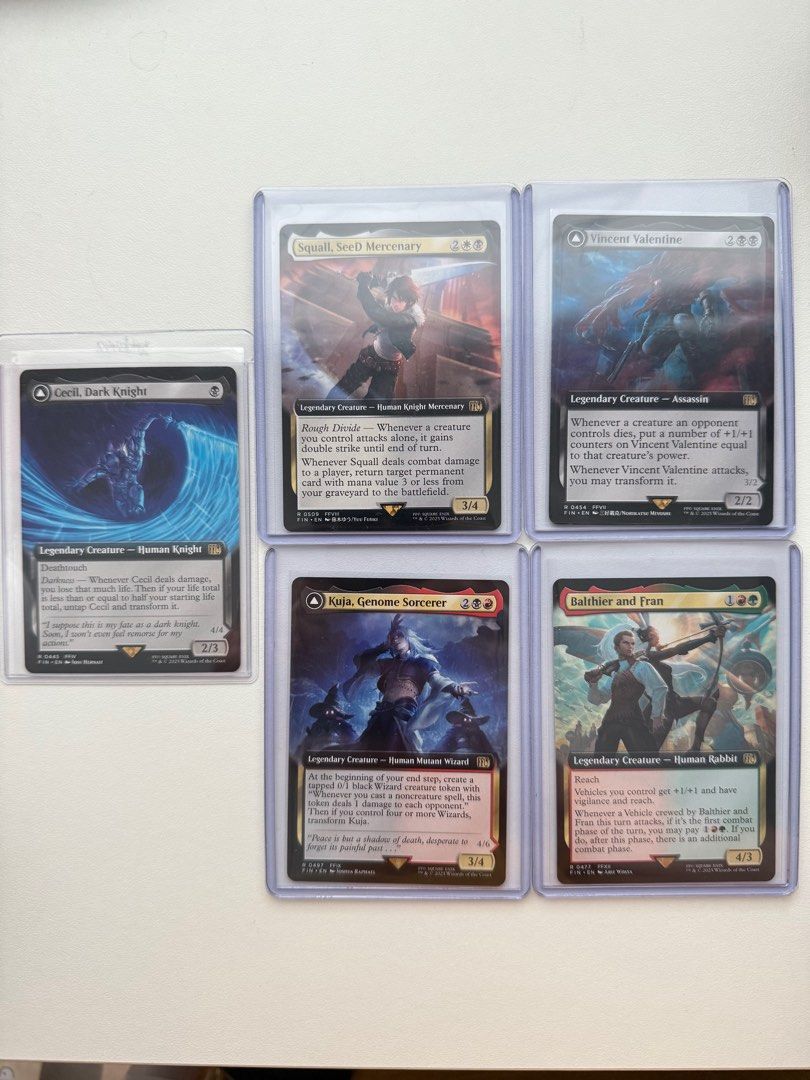 Updated: WTS MTG Final Fantasy Extended Art (Non-Foil) - Squall, Vincent, Cecil, Kuja, Balthier, Edgar, Firion, Chocobo Knights, Hobbies & Toys, Toys & Games on Carousell Updated: WTS MTG Final Fantasy Extended Art (Non-Foil) - Squall, Vincent, Cecil, Kuja, Balthier, Edgar, Firion, Chocobo Knights, Hobbies & Toys, Toys & Games on Carousell